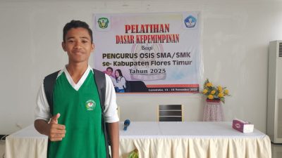 SMK Suradewa, SMK Sura Dewa, Pelatihan Dasar Kepemimpinan, Doni Laot, Flores Timur, Dinas PKO Flores Timur, OSIS Flores Timur, Pramuka SMK Suradewa