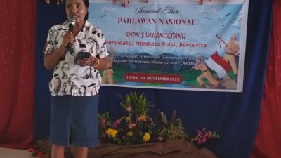 Kris Punang kepala smpn 3 wulanggitang