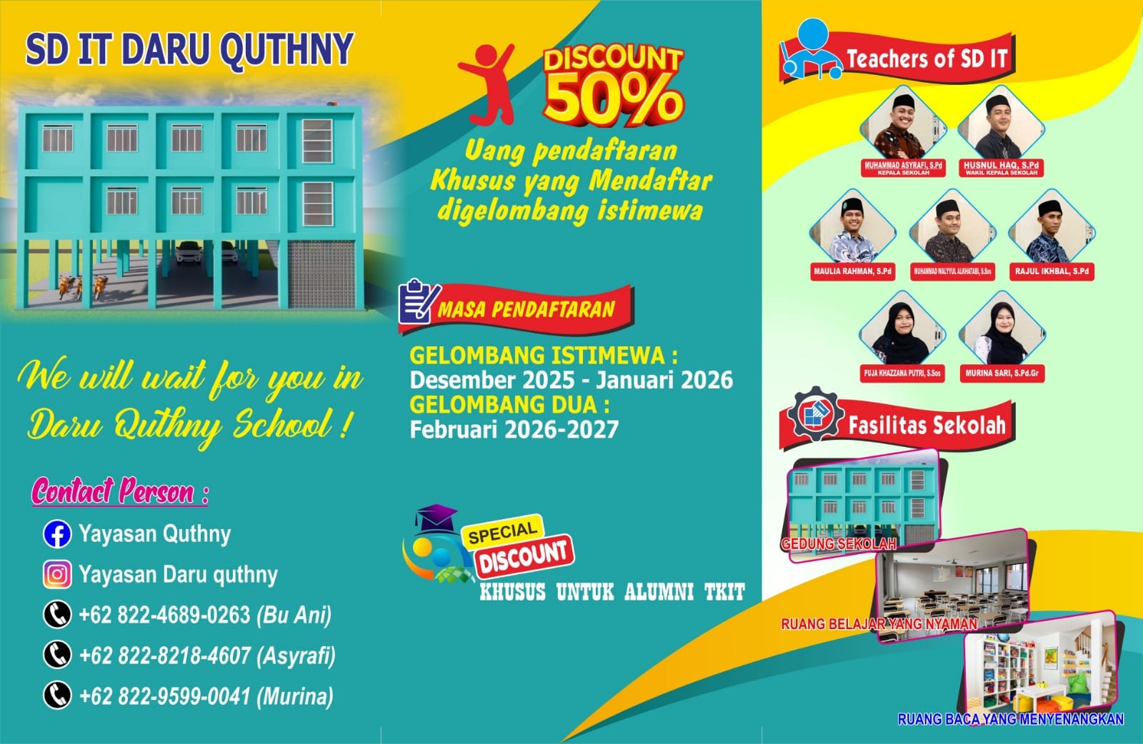 PPDB SD IT Daru Quthny , Sekolah Dasar Islam Terpadu , Tahfidz Al-Qur'an , Blangpidie Aceh Barat Daya , Pendidikan Karakter , Pendaftaran Siswa Baru 2026