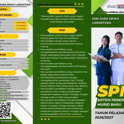 SMK Sura Dewa Larantuka, SPMB 2026, Pendidikan Vokasi, Flores Timur, Larantuka, Sosialisasi Sekolah, Ahmad Taher S.E., Beasiswa SMK