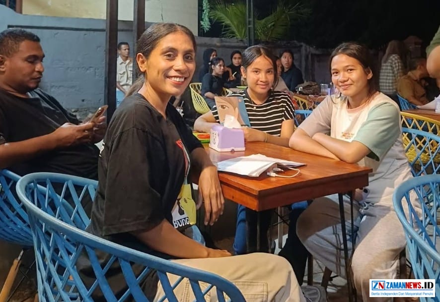 Ngopi Puisi 15, Bengkel Seni Milenial, Zaeni Boli, Vilan, Hari Puisi Indonesia, Larantuka, Monolog, Literasi