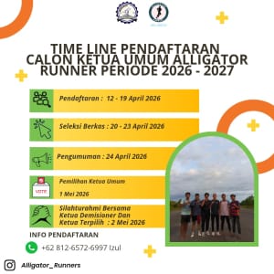 Alligator Runner, Aceh Barat Daya, Kepemimpinan muda, Komunitas lari, Seleksi ketua, Gaya hidup sehat